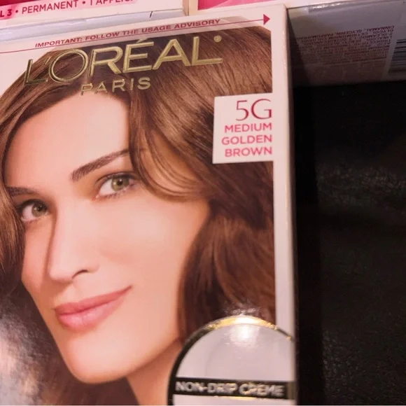 L'Oreal Excellence Creme Hair Color 5G Medium Golden Brown bundle of 3 - Picture 4 of 7